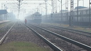 Mesmerizing Show as Ever : Ranchi Rajdhani Thunders Past Ajaibpur at 130 kmph & Crushed Lichchavi