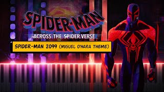 Video-Miniaturansicht von „Spider-Man 2099 (Miguel O'Hara THEME) Spider-Man: Across the Spider-Verse (Synthesia Piano Tutorial)“