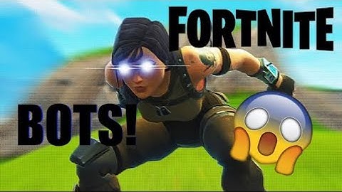 i 1v1 a BOT and he rage quit!