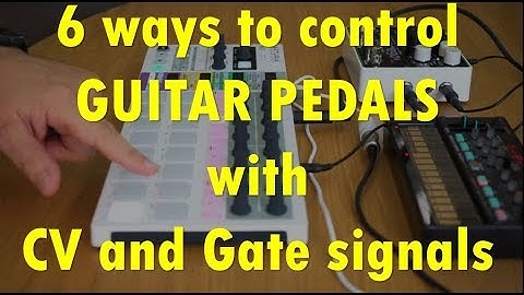 6 ways to control guitar pedals with a CV/Gate modular setup (BeatStep Pro, SuperEgo+)