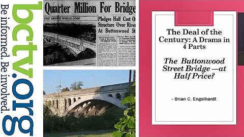 Deal of the Century - The Buttonwood Street Bridge...