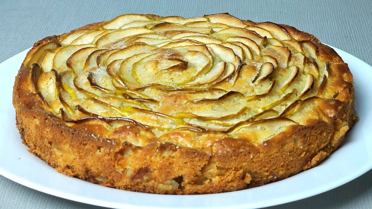 Torta de manzana | La receta de la torta súper hermosa | Torta suave