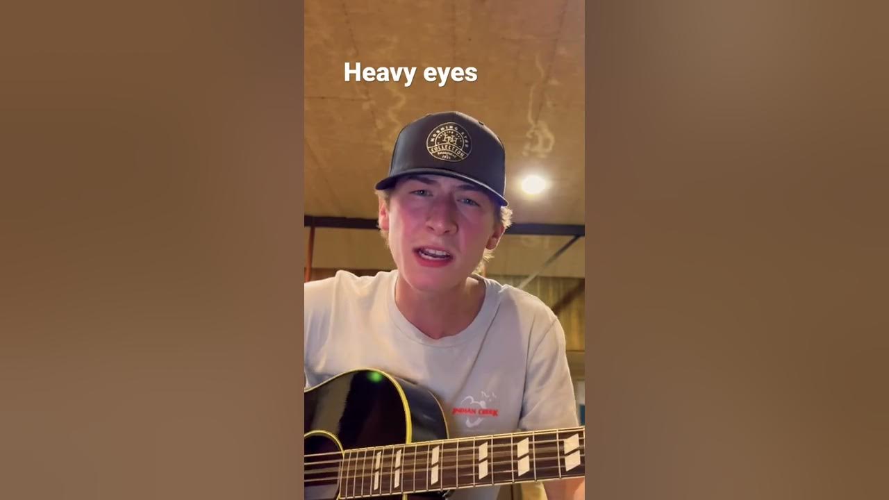 Heavy eyes Zach Bryan