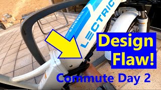 Bad Battery Design?!?  - Day 2 Commute Challenge