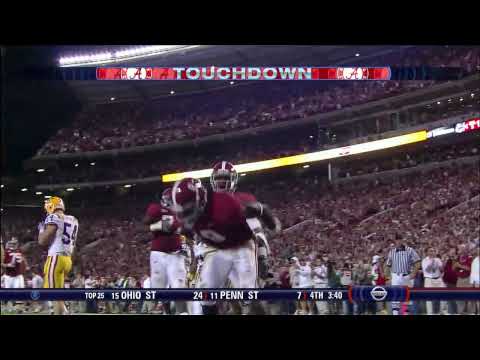 Alabama 24 LSU 15 - Julio Jones Touchdown [HD]