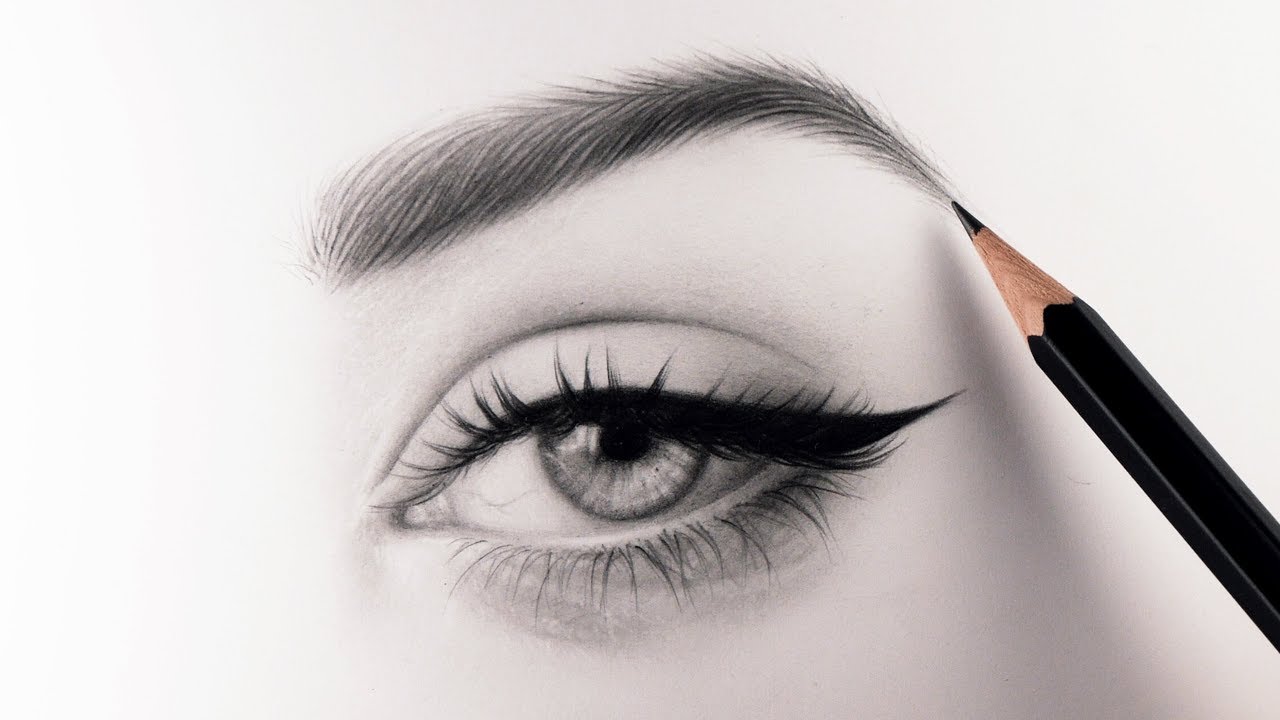 How To Draw Realistic Eyebrows Narrated Youtube