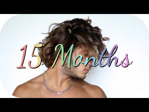 Hair Growth Time Lapse - 1 Year u0026 3 Months