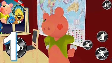 Ice Scream Teacher vs Piggy 2 - Gameplay Walkthrough Part 1 All Levels (Android, iOS)