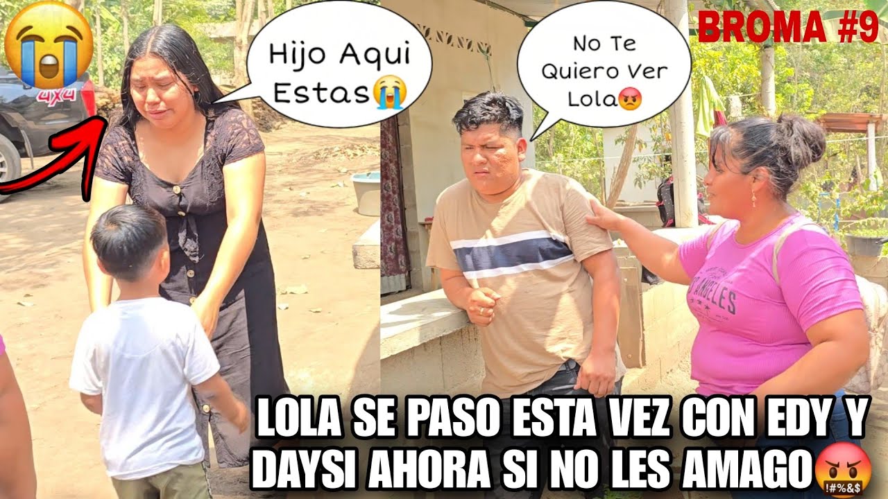 EDY y DAYSI Llegaron a Enfrentar a LOLA Cara a Cara Hasta Su Casa😡 DAYSI Llora Al Cargar a Su Hijo😔😱