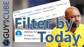 power bi tutorial: dynamically filter by today's date