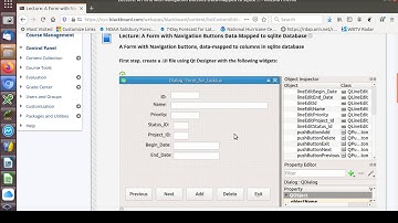 CSC-121, Graphical Python Programming, Creating a Data-Mapped Dialog w/ PyQt5, Python & QSql: Part 1