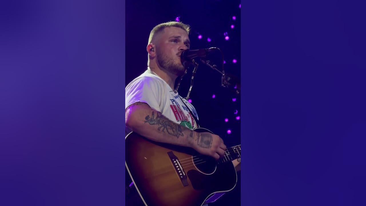 Zach Bryan ‘River Washed Hair’ night three in New Jersey 🌃 #ZachBryan