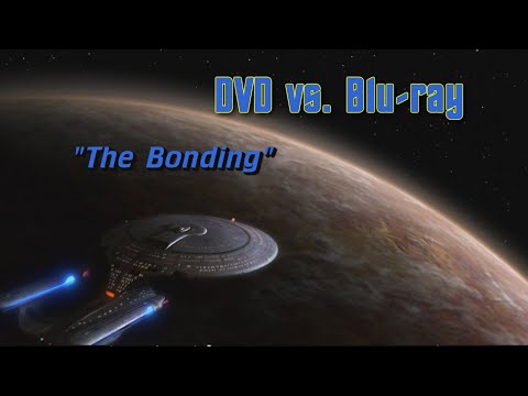 Star Trek: The Next Generation - The Bonding - DVD vs. Blu-ray (comparison)