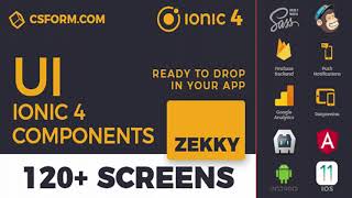 Zekky | Ionic 4 / Angular 7 UI Theme / Template App | Multipurpose Starter App | Codecanyon Scripts screenshot 2