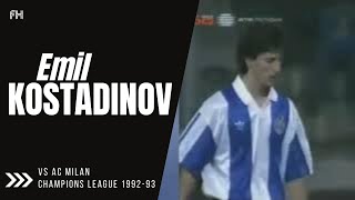 Emil Kostadinov ● Skills ● Porto 0:1 AC Milan  ● Champions League 1992-93