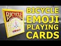 Deck Review - Bicycle Emoji Playing Cards [HD] - YouTube