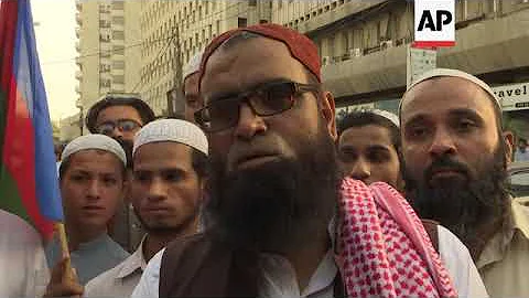Protest in Karachi over acquittal of Christian woman on blasphemy charges