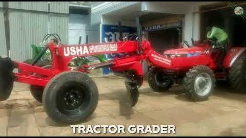 Tractor Grader | Mahindra Tractor Attachments | Usha Agro Industries | Contact - +91-9009820183