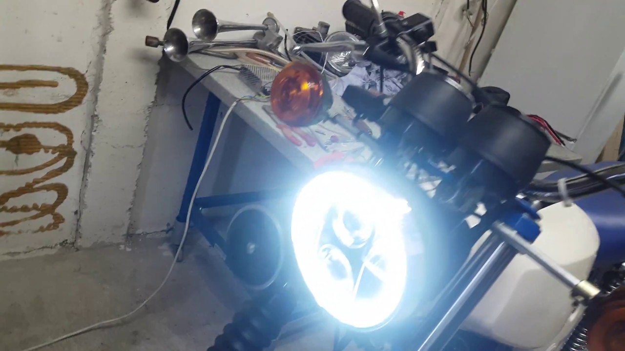 Simson S51 Led Scheinwerfer Test [1] - YouTube