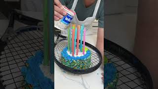 He Used A Tennis Racket To Decorate Cake Pt 9