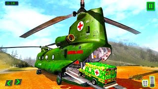 Offroad US Army Ambulance Driving Rescue Simulator #01🚡🚨 | Gaming 100 🔥😱 screenshot 2