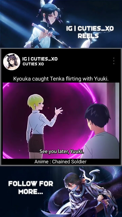 Kyouka caught Tenka flirting with Yuuki. #anime #shorts