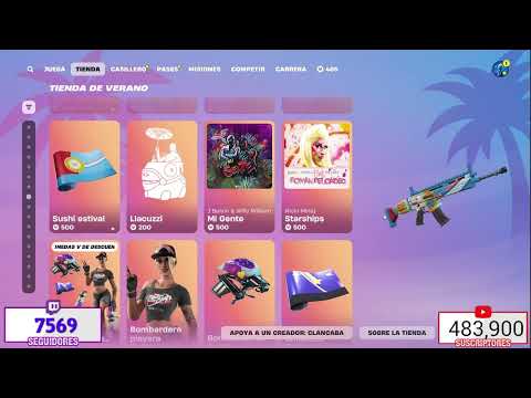 NUEVA TIENDA FORTNITE