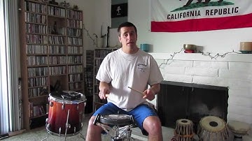 Drum Lessons: the paradiddle pyramid