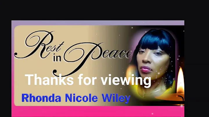 Rhonda Nicole Wiley Burial Service