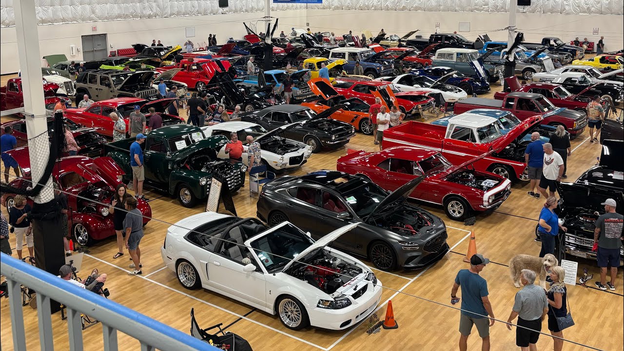 PART 1 | 150 Cars Indoor Frisco TX Car Show by Mustang Sally Productions