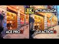 DJI Action 6 vs Insta360 Ace Pro 2 a 8K 24fps ¡POR FIN!
