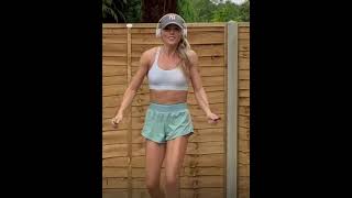 Girl Does Jumprope Challenge