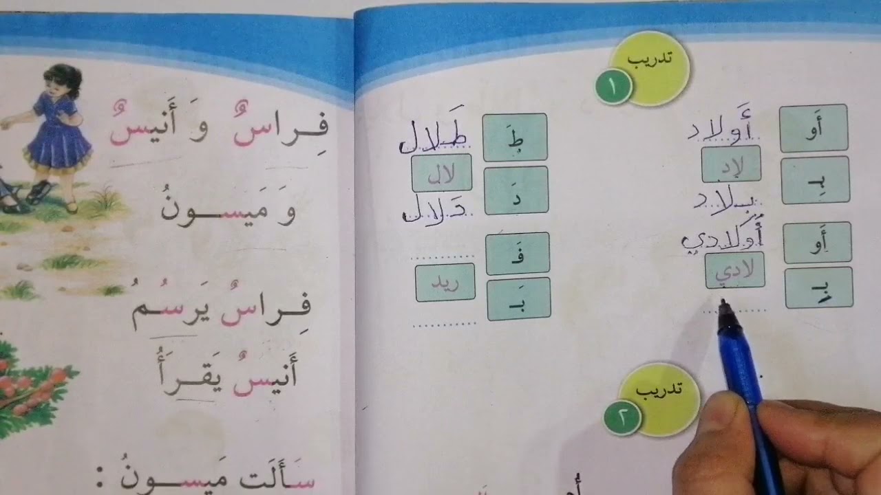 حل تدريبات صفحه ٦٦ لقراءة الصف الأول الابتدائي