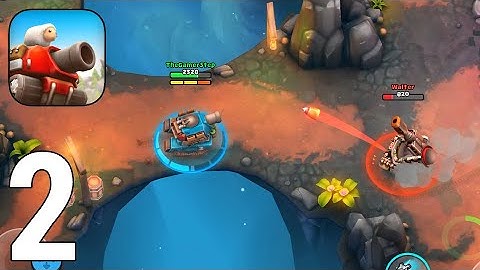 Pico Tanks: Multiplayer Mayhem Gameplay Walkthrough Part 2 - 3v3 Tank Brawler! [iOS/Android Games]