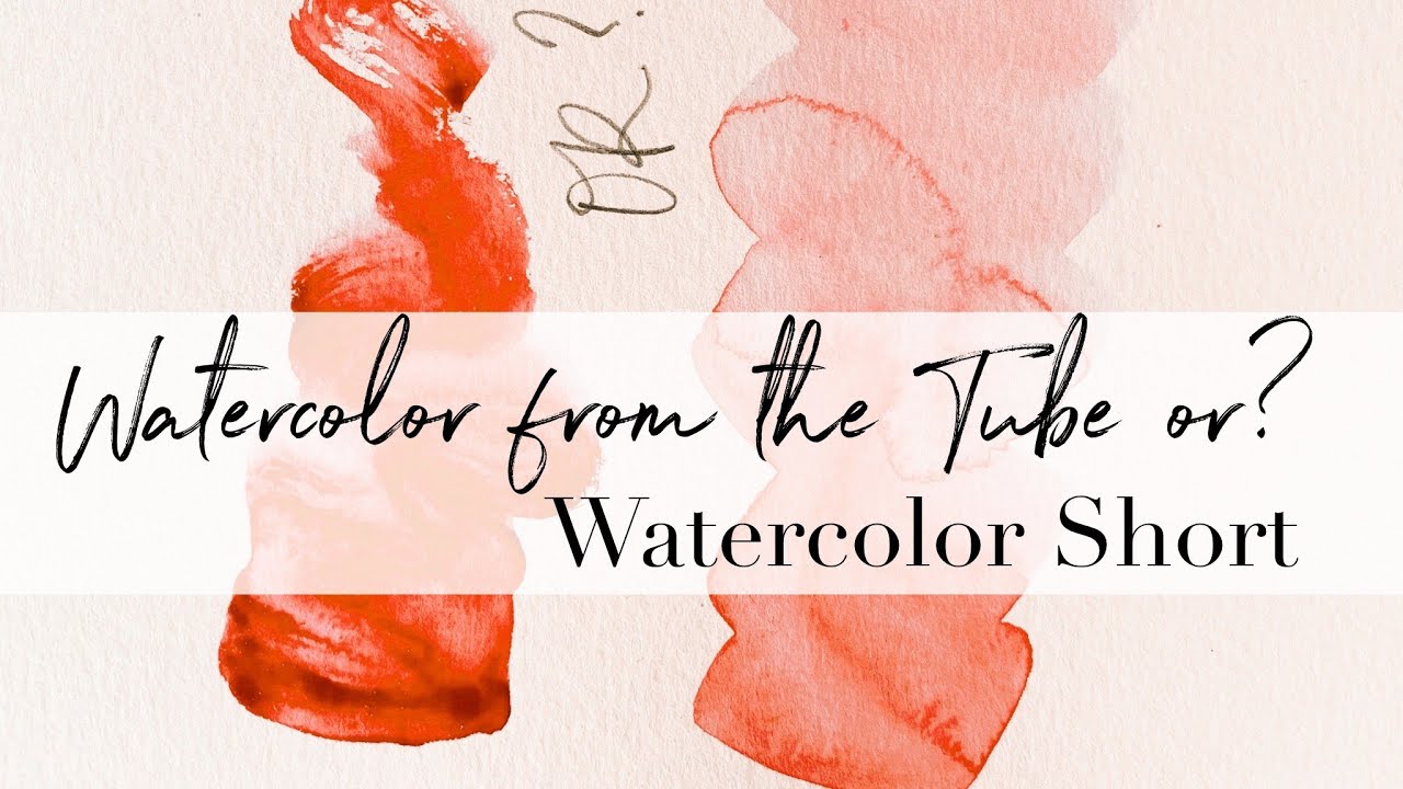 HOW TO USE WATERCOLOR PAINT TUBES / Activate / Blend / Create Flowers  #gencrafts #watercolortubes 