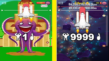 Buddy Toss Octopus , Space Rocket Max Record