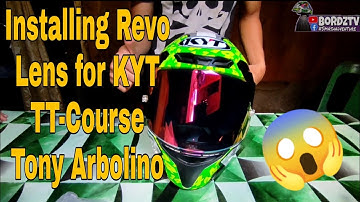 REVO LENS FOR KYT TT-COURSE INSTALLATION TUTORIAL.