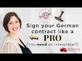 Signing a German contract in front of a notary? Why you need an interpreter