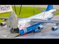 HUGE  transport aircraft ANTONOV  with functions in INCREDIBLE 1/160 scale!