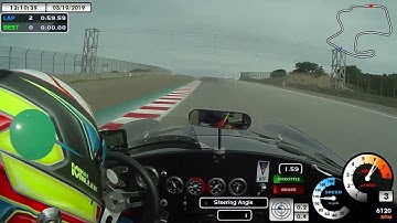 1964 Cobra 289 SX2315 Independent Comp Car Setting the Class Record at Laguna Seca