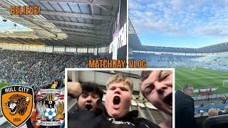 THE PLAYOFFS ARE NOT OVER YET… Hull City 3-2 Coventry City Matchday vlog!