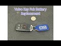 Volvo Key Fob Remote Battery Replacement