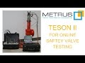 TESON II / insitu testing of safety valves / Sicherheitsventilprüfung vor Ort -  METRUS