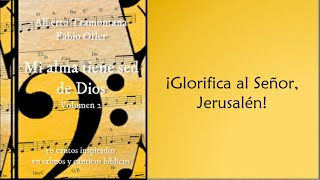 Salmo 147 - ¡Glorifica al Señor, Jerusalén! - Estribillo alternativo - Alberto Tramontana.