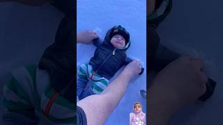 Baby's First Snow Angel || ViralHog