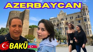 AZERBAYCAN BAKÜ'YE GELDİM!! KARDEŞLERİMİZ'İN TÜRKİYE SEVGİSİ VE TEK MİLLET! AZERBAYCAN/BAKÜ (162)