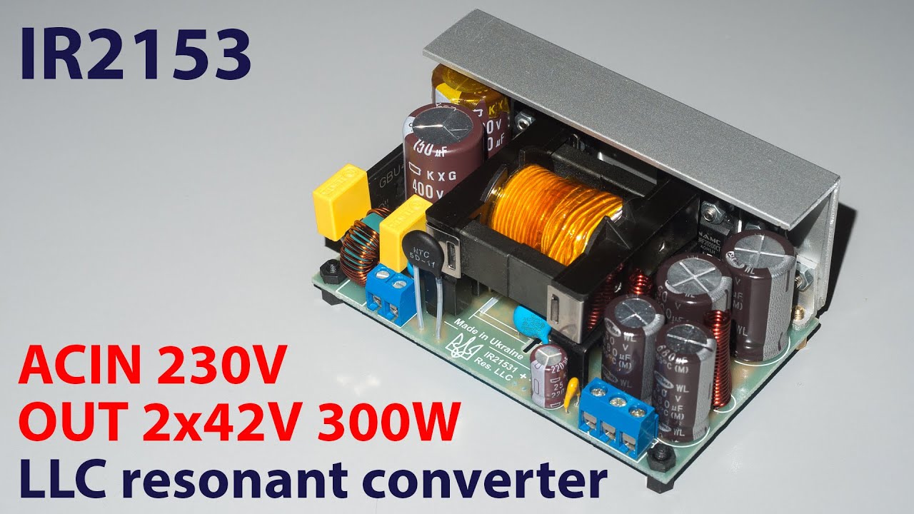 IR2153 / L6571 - якісний стабілізований блок живлення для підсилювача  300 Вт 2х42 В