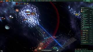 Stellaris Huge Fleet (1.2 Million) vs Unbidden [No Cheats]