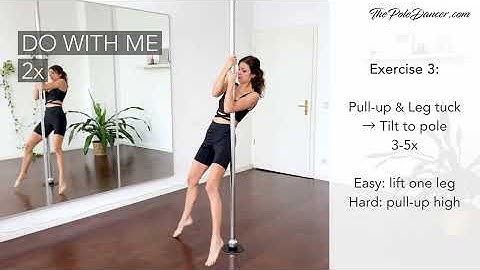 7 Pole Exercises for Strong & Clean Inverts (FOLLOW-ALONG Workout)