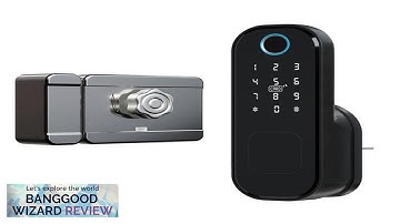 R5 Tuya Smart WiFi Lock Fingerprint APP Password IC Card Key Unlock Review